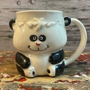 Vintage Holt-Howard Panda Bear Cup Mug